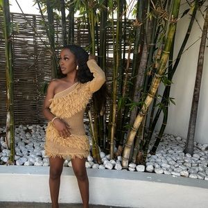 Gorgeous vacation dress/ swimsuit cover up